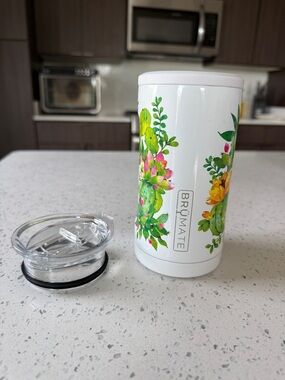 Brumate Succulent Slim Can Cooler With Lid
